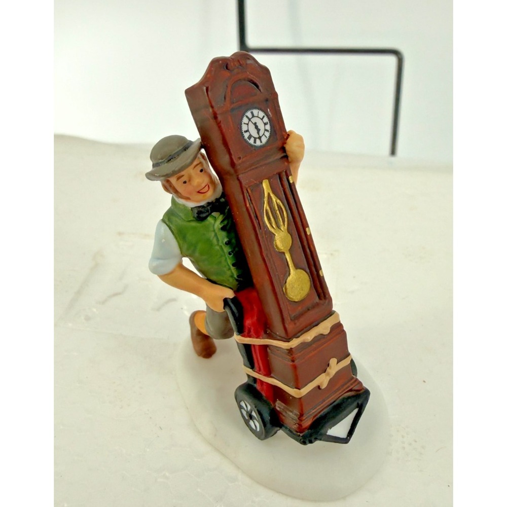 Dept 56 Dickens Village On Time Delivery Figurine #56.58598 Grandfather Clock